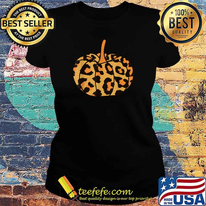 Pumpkin Leopard Halloween T-Shirt Ladies tee Pumpkin Leopard Halloween T-Shirt Ladies tee