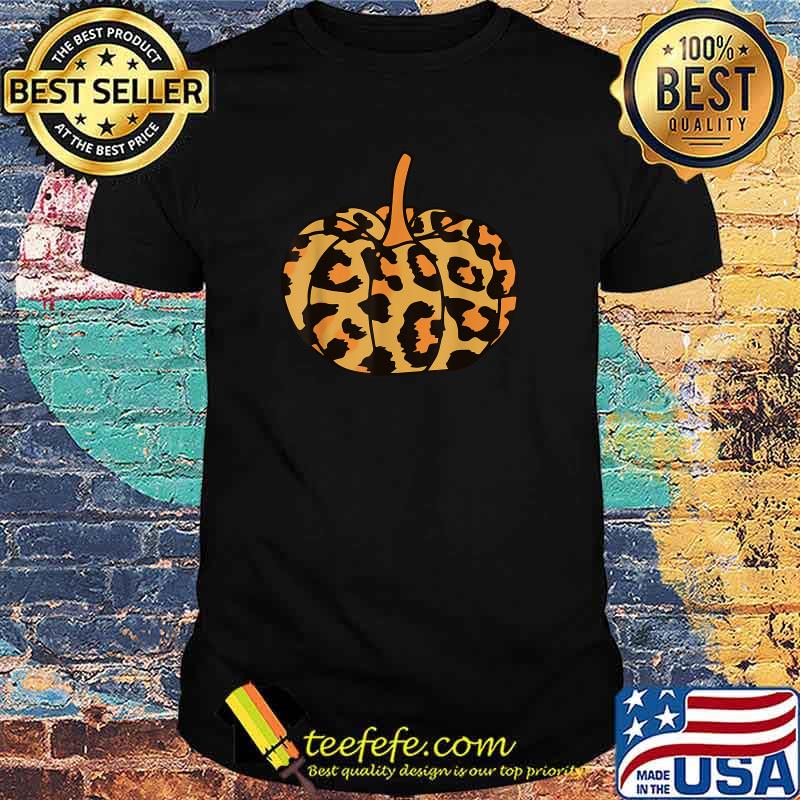 Pumpkin Leopard Halloween T-Shirt Pumpkin Leopard Halloween T-Shirt