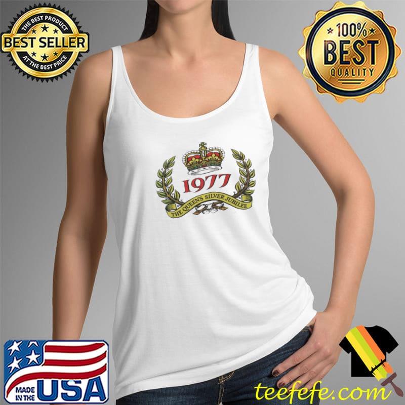 Queen Elizabeth 1977 The Queen's Silver Jubilee Shirt Tank Top Queen Elizabeth 1977 The Queen's Silver Jubilee Shirt Tank Top