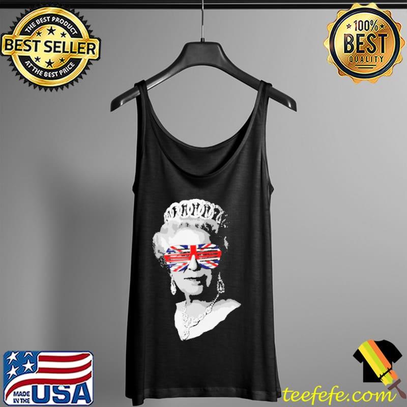 Queen Elizabeth England Flag Shirt Tank Top Queen Elizabeth England Flag Shirt Tank Top