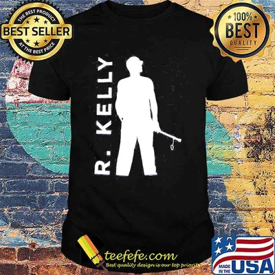 R Kelly Silhouette Image Black Shirt