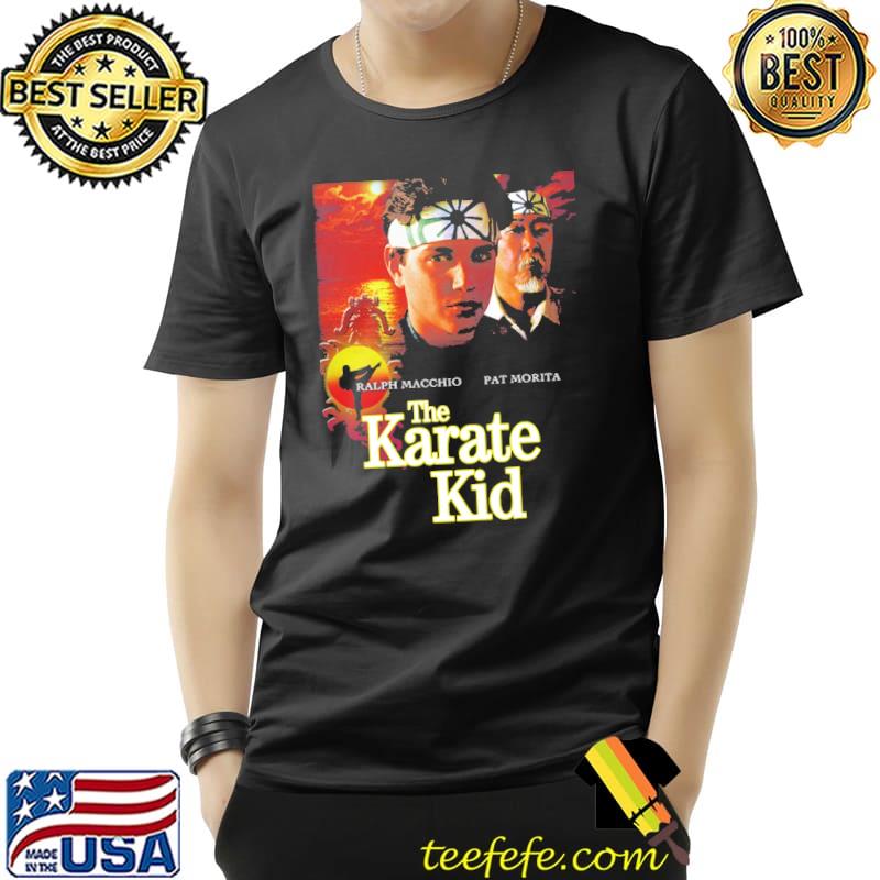 RAlph Macchio Pat Morita The Karate Kid Movie Poster Shirt Unisex RAlph Macchio Pat Morita The Karate Kid Movie Poster Shirt Unisex