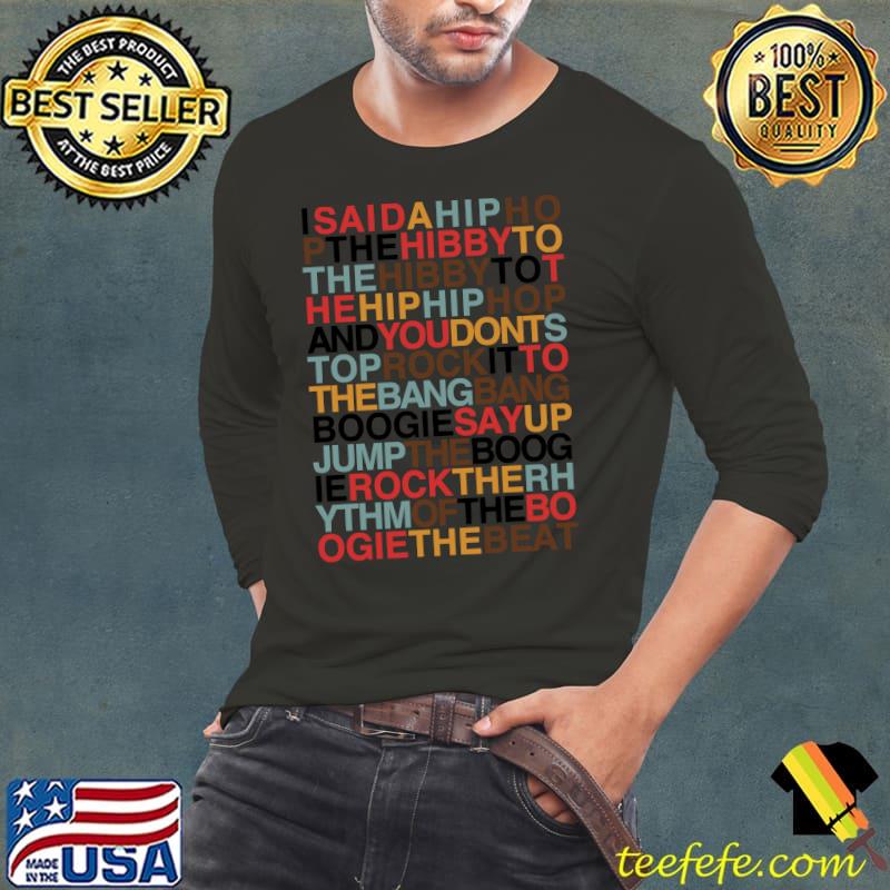 Rapper's Delight - Sugarhill Gang Essential T-Shirt Long Sleeve Tee Rapper's Delight - Sugarhill Gang Essential T-Shirt Long Sleeve Tee
