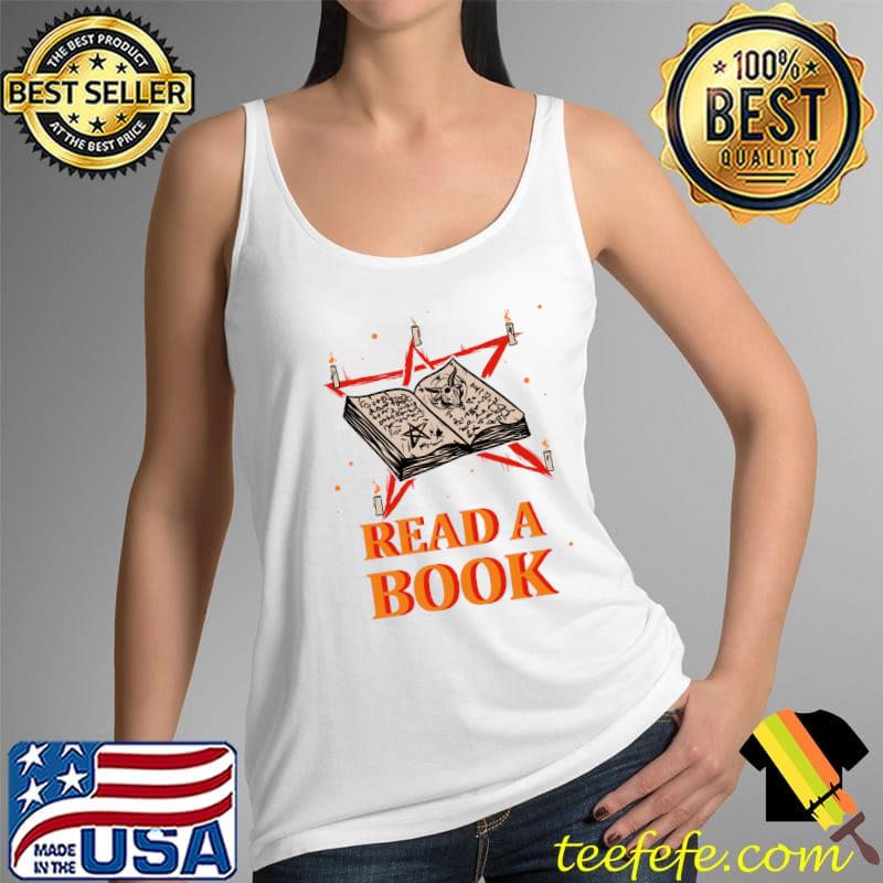 Read a Book Pentagram Satan Occult Goth Satanic T-Shirt Tank Top Read a Book Pentagram Satan Occult Goth Satanic T-Shirt Tank Top