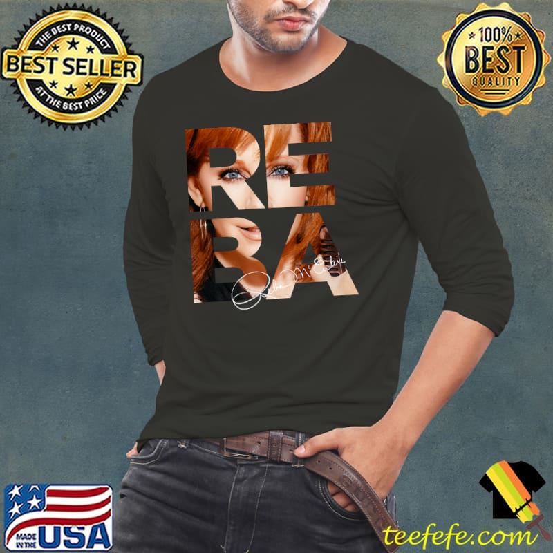 Reba McEntire - Up-Close Premium T-Shirt Long Sleeve Tee Reba McEntire - Up-Close Premium T-Shirt Long Sleeve Tee