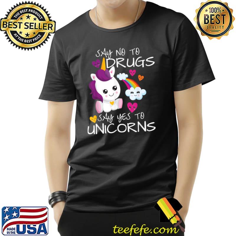 Red Ribbon Week Kids Youth Say No Say Yes To Unicorns T-Shirt Unisex Red Ribbon Week Kids Youth Say No Say Yes To Unicorns T-Shirt Unisex