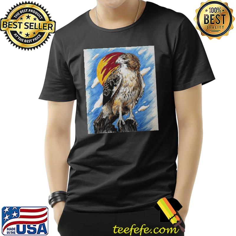 Red Tail Hawk Art Shirt Unisex Red Tail Hawk Art Shirt Unisex