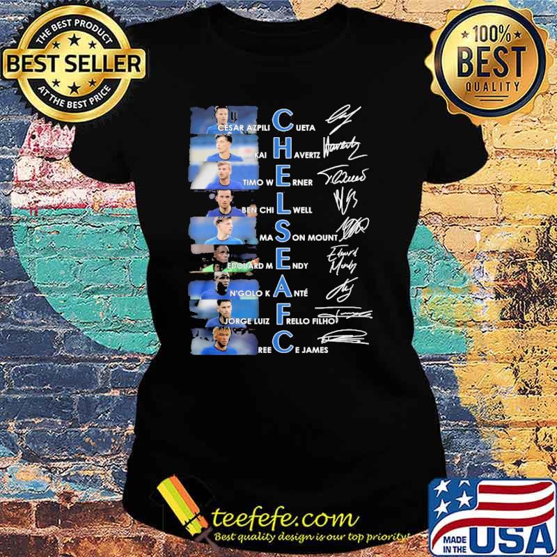 Reece James Chelsea Fc Football Signature Shirt Ladies tee Reece James Chelsea Fc Football Signature Shirt Ladies tee