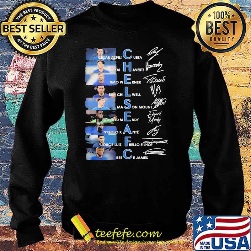 Reece James Chelsea Fc Football Signature Shirt Sweater Reece James Chelsea Fc Football Signature Shirt Sweater
