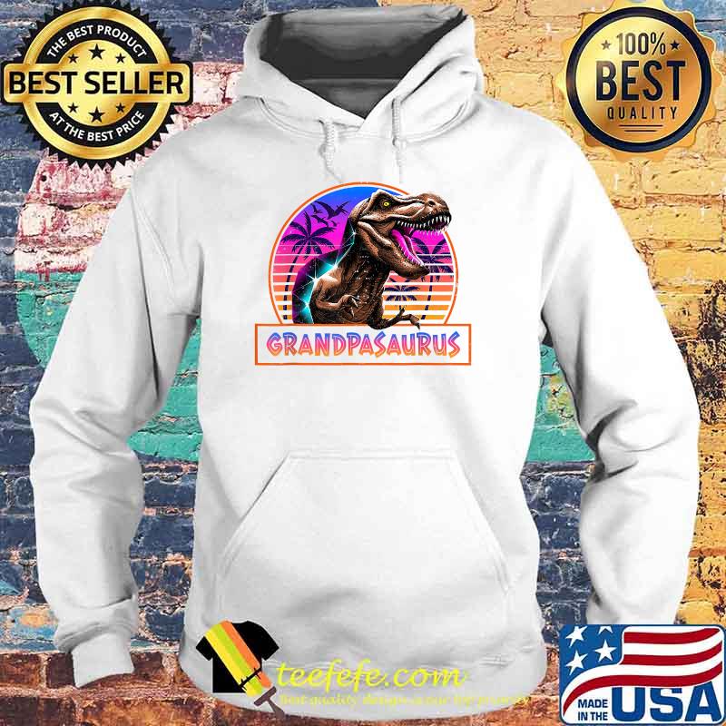 Retro 80S Color Grandpasaurus T Rex Dinosaur Family Matching T-Shirt Hoodie Retro 80S Color Grandpasaurus T Rex Dinosaur Family Matching T-Shirt Hoodie