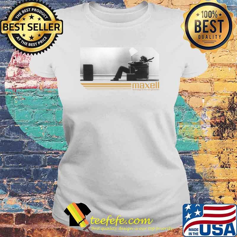 Retro Cassette Ad maxell Classic T-Shirt Laides tee Retro Cassette Ad maxell Classic T-Shirt Laides tee