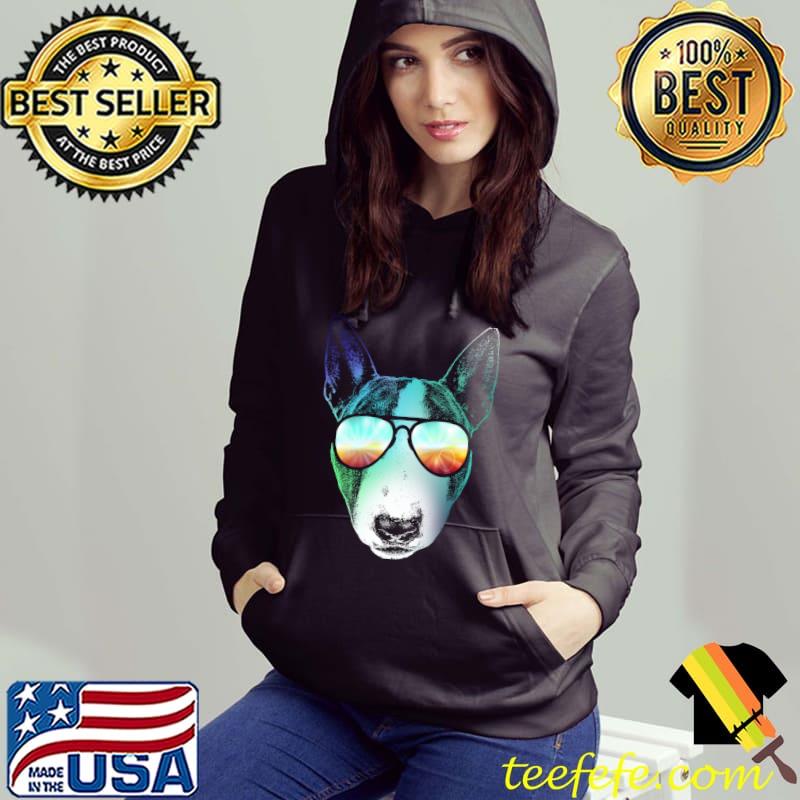 Retro Disco Dog Bull Terrier T-s Hoodie Retro Disco Dog Bull Terrier T-s Hoodie