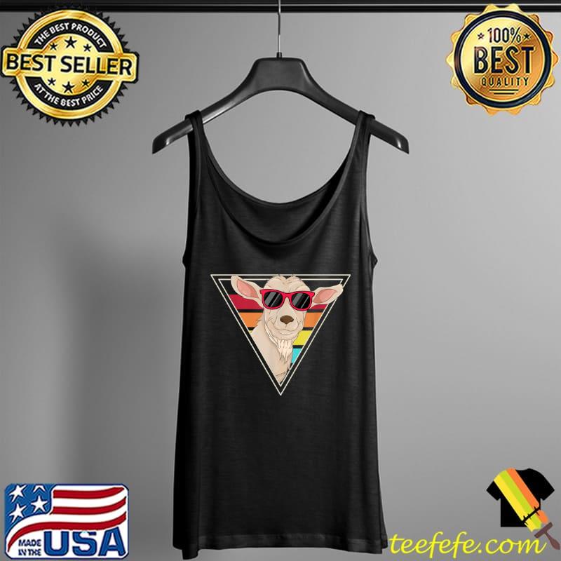 Retro Farmer Farm Animal Funny Sunglasses Goat T Shirt Tank Top Retro Farmer Farm Animal Funny Sunglasses Goat T Shirt Tank Top