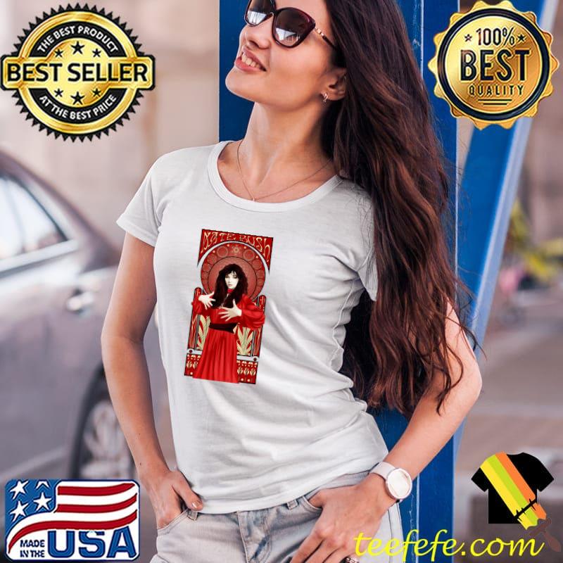 Retro Kates Distressed Arts Bush Image Beautiful Costume T-Shirt Ladies Tee Retro Kates Distressed Arts Bush Image Beautiful Costume T-Shirt Ladies Tee