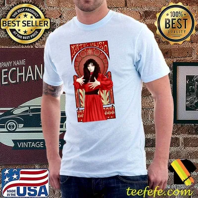 Retro Kates Distressed Arts Bush Image Beautiful Costume T-Shirt