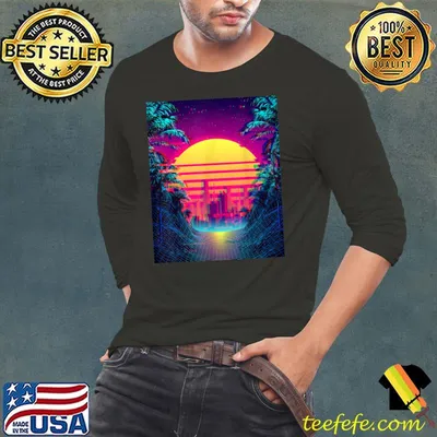 Retro Outrun Synthwave Aesthetic 80's Vaporwave T-Shirt