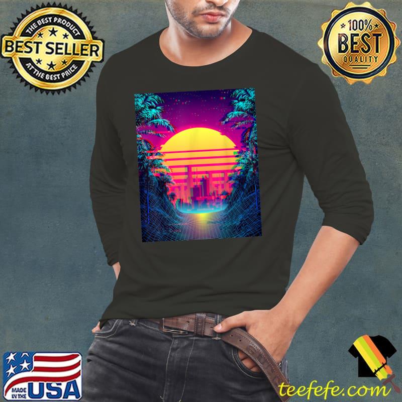 Retro Outrun Synthwave Aesthetic 80's Vaporwave T-Shirt