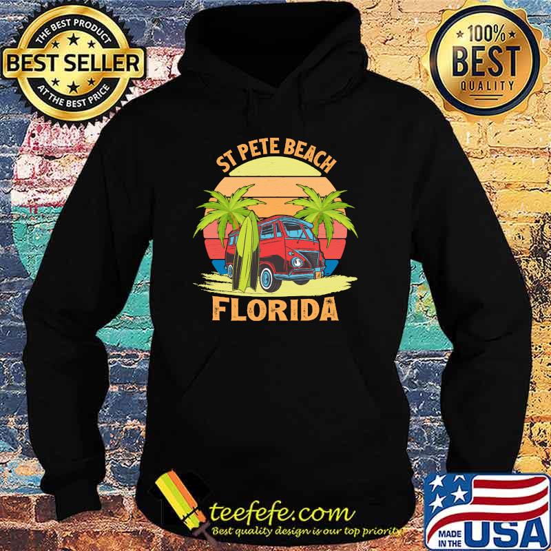 Retro Summer Vacation Vintage Florida St. Pete Beach T-s Hoodie Retro Summer Vacation Vintage Florida St. Pete Beach T-s Hoodie