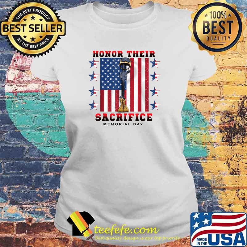 Retro US Flag Combat Boots Honor Their Sacrifice Veteran Day T-Shirt Laides tee Retro US Flag Combat Boots Honor Their Sacrifice Veteran Day T-Shirt Laides tee