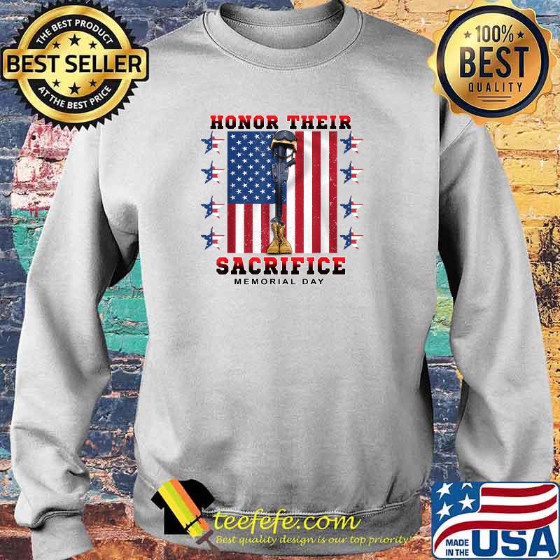 Retro US Flag Combat Boots Honor Their Sacrifice Veteran Day T-Shirt Sweater Retro US Flag Combat Boots Honor Their Sacrifice Veteran Day T-Shirt Sweater