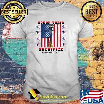 Retro US Flag Combat Boots Honor Their Sacrifice Veteran Day T-Shirt