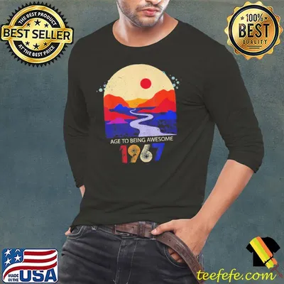 RETRO VINTAGE BEST OF 1967 T AWESOME SINCE BIRTHDAY SHIRT
