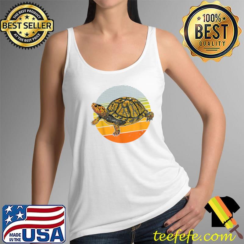 Retro Vintage Box Turtle Animal Love Cute T-Shirt Tank Top Retro Vintage Box Turtle Animal Love Cute T-Shirt Tank Top