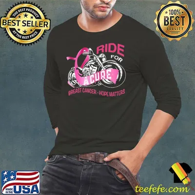 Ride For Breast Cancer Hope Matters Breast Cancer Awareness Shirt