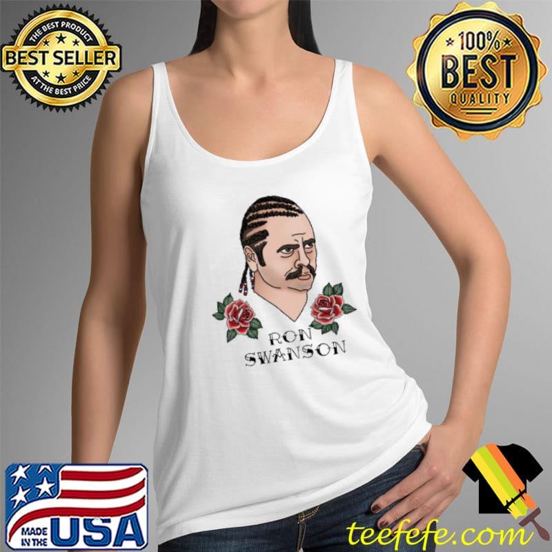 Ron Swan Flower Shirt Tank Top Ron Swan Flower Shirt Tank Top