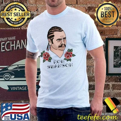 Ron Swan Flower Shirt