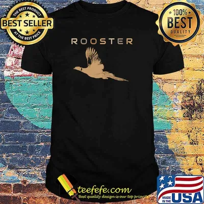 ROOSTER Pheasant Clean Design Long Sleeve T-Shirt