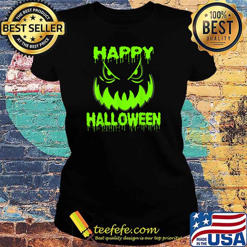 Run Halloween Pumpkin face Costume Halloween T-Shirt Ladies tee Run Halloween Pumpkin face Costume Halloween T-Shirt Ladies tee