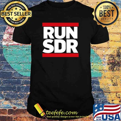 RUN SDR Software Defined Radio Ham Radio T-Shirt