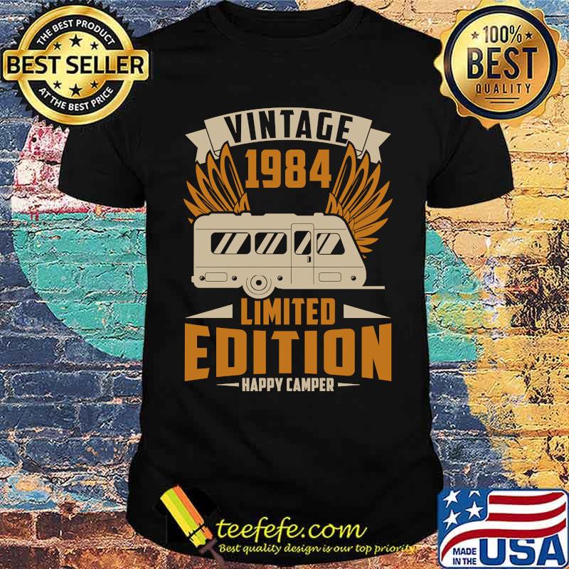 RV & Camping Car Roadtrip Birthday Camper Born In 1984 T-shirt RV & Camping Car Roadtrip Birthday Camper Born In 1984 T-shirt