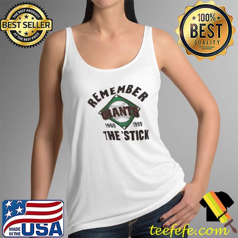 San Francisco Giants remember the stick 1960 1999 s Tank Top San Francisco Giants remember the stick 1960 1999 s Tank Top