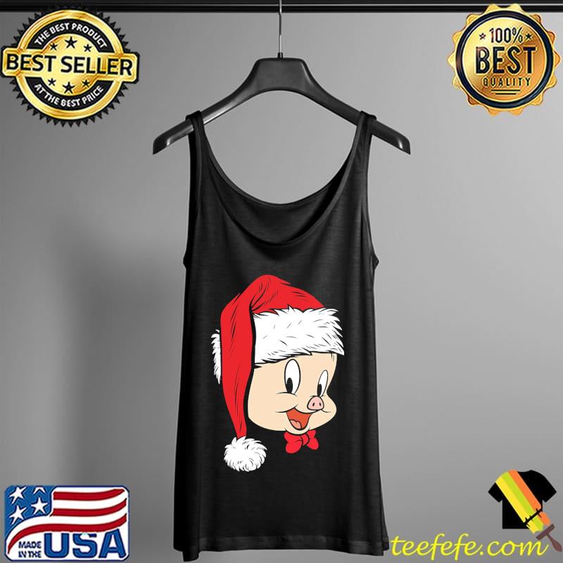 Santa Christmas Pig Shirt Tank Top Santa Christmas Pig Shirt Tank Top