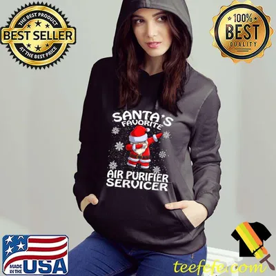 Santa's Favorite Air Purifier Servicer Christmas T-Shirt