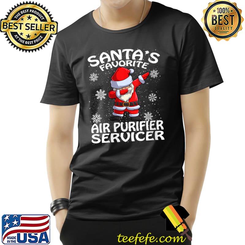 Santa's Favorite Air Purifier Servicer Christmas T-Shirt Unisex Santa's Favorite Air Purifier Servicer Christmas T-Shirt Unisex