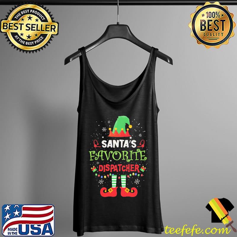 Santa's Favorite Dispatcher Christmas Shirt Tank Top Santa's Favorite Dispatcher Christmas Shirt Tank Top