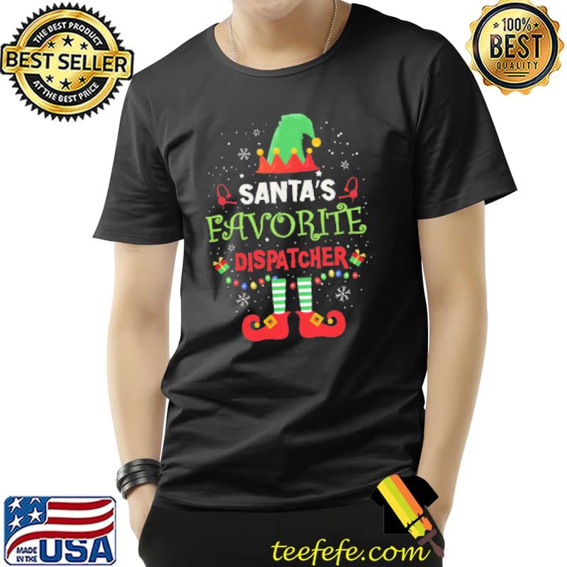 Santa's Favorite Dispatcher Christmas Shirt Unisex Santa's Favorite Dispatcher Christmas Shirt Unisex