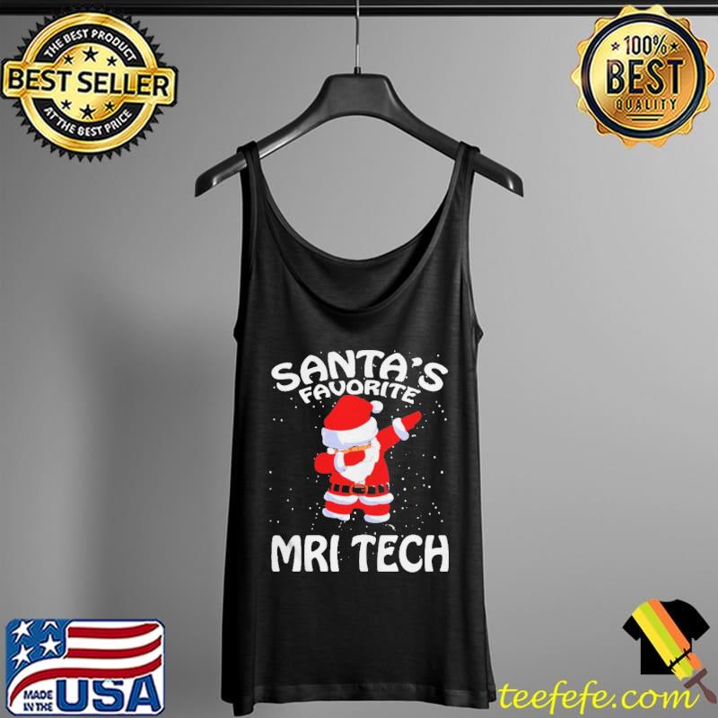 Santas Favorite MRI Tech Christmas Tank Top Santas Favorite MRI Tech Christmas Tank Top