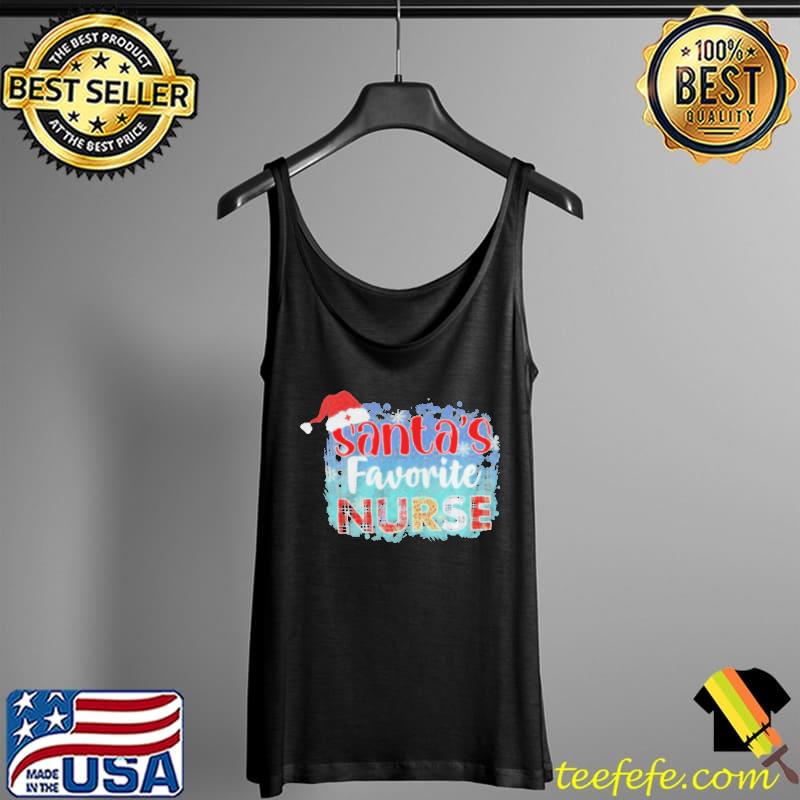 Santa's Favorite Nurse Christmas Tank Top Santa's Favorite Nurse Christmas Tank Top