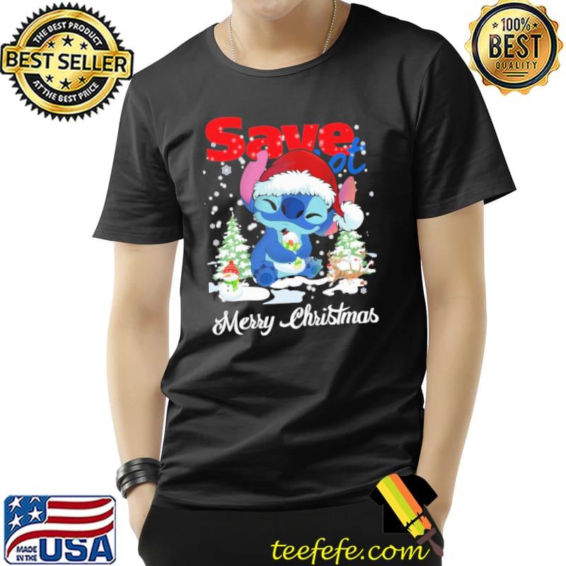 Save Stitch Snowman Merry Christmas Tree Shirt Unisex Save Stitch Snowman Merry Christmas Tree Shirt Unisex