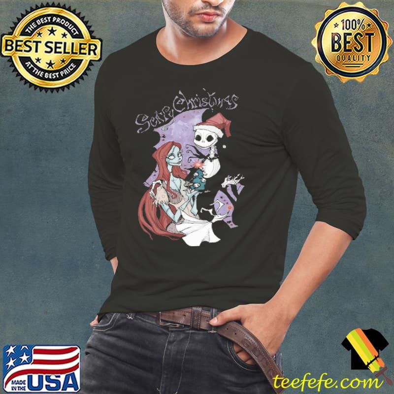 Scary Christmas Nightmare Shirt Long Sleeve Tee Scary Christmas Nightmare Shirt Long Sleeve Tee