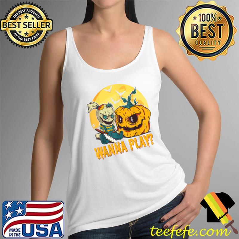 Scary Horror Doll Funny Halloween Horror Costume T-Shirt Tank Top Scary Horror Doll Funny Halloween Horror Costume T-Shirt Tank Top