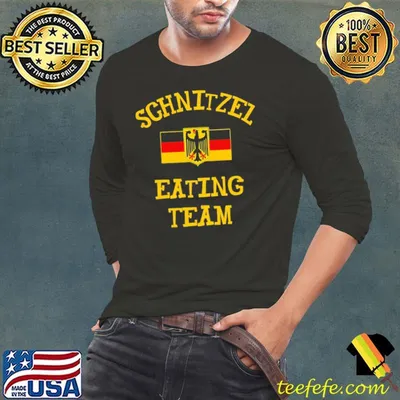 Schnitzel Eating Team Flag Shirt