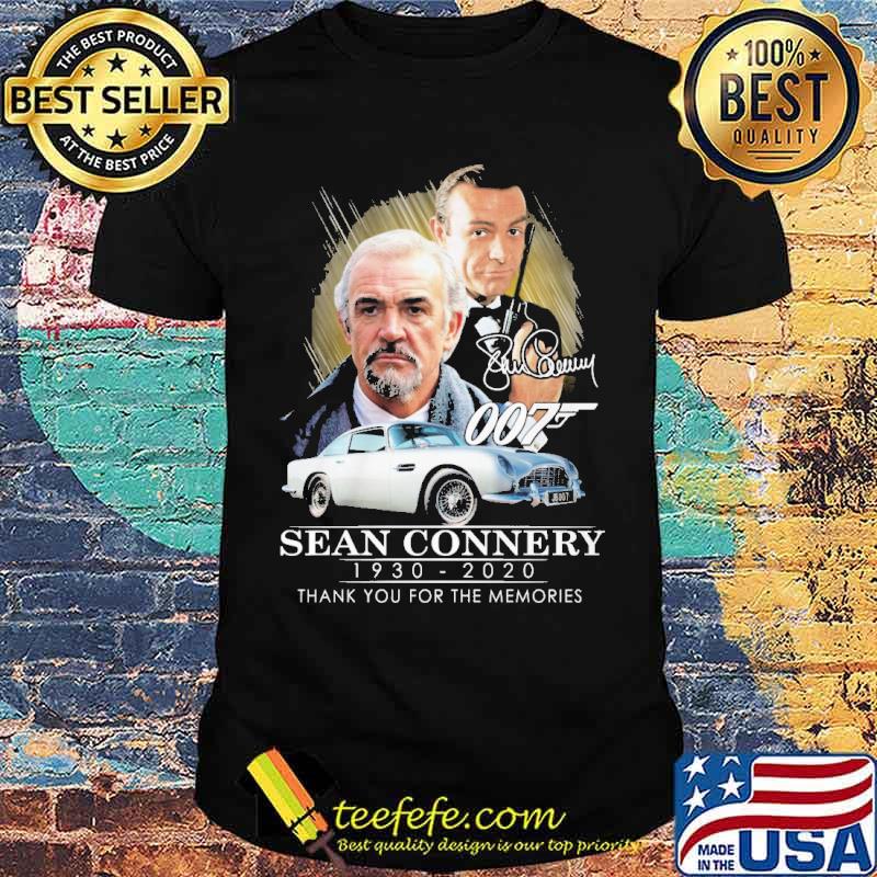 Sean Connery 1930 2020 Thank You For The Memories Signature Shirt