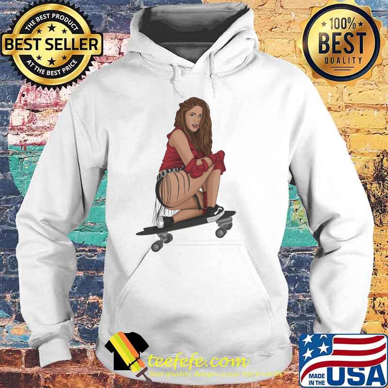 Shakira On Skateboard Shirt Hoodie Shakira On Skateboard Shirt Hoodie