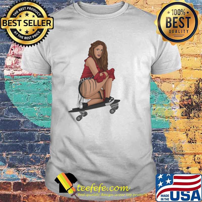 Shakira On Skateboard Shirt Shakira On Skateboard Shirt