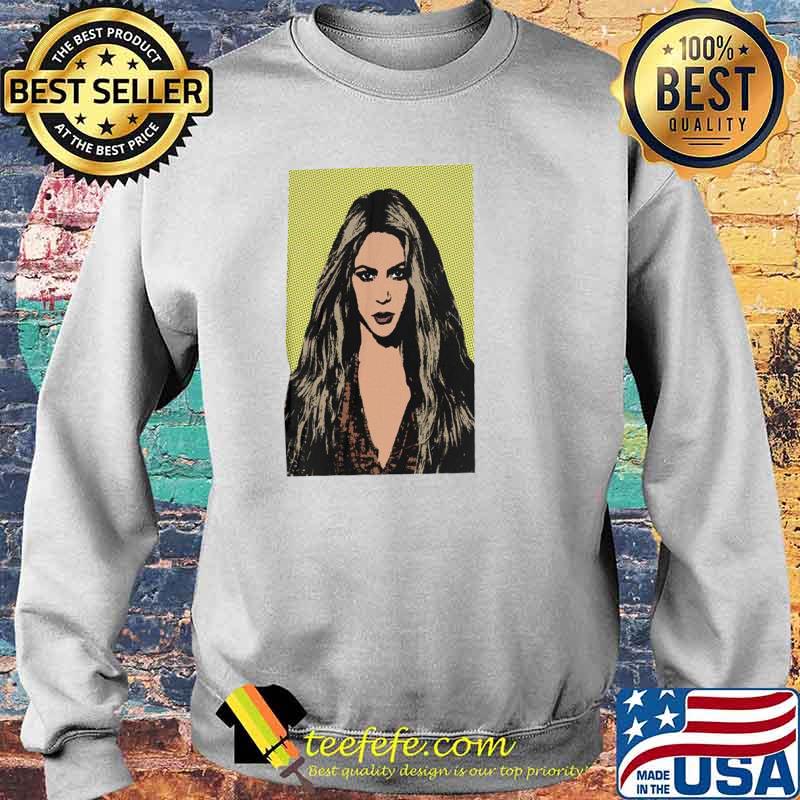 Shakira Poster Paint Shirt Sweater Shakira Poster Paint Shirt Sweater